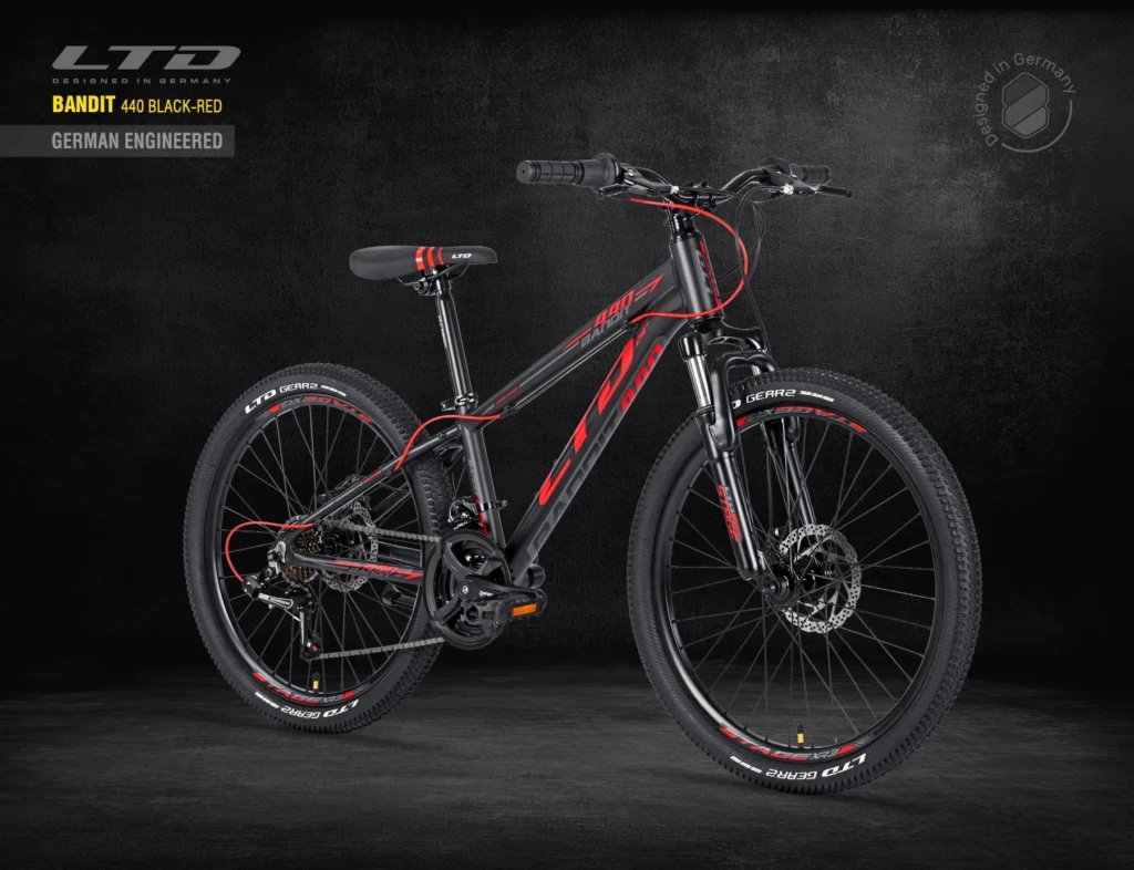 Велосипед LTD BANDIT 440 BLACK-RED 24″