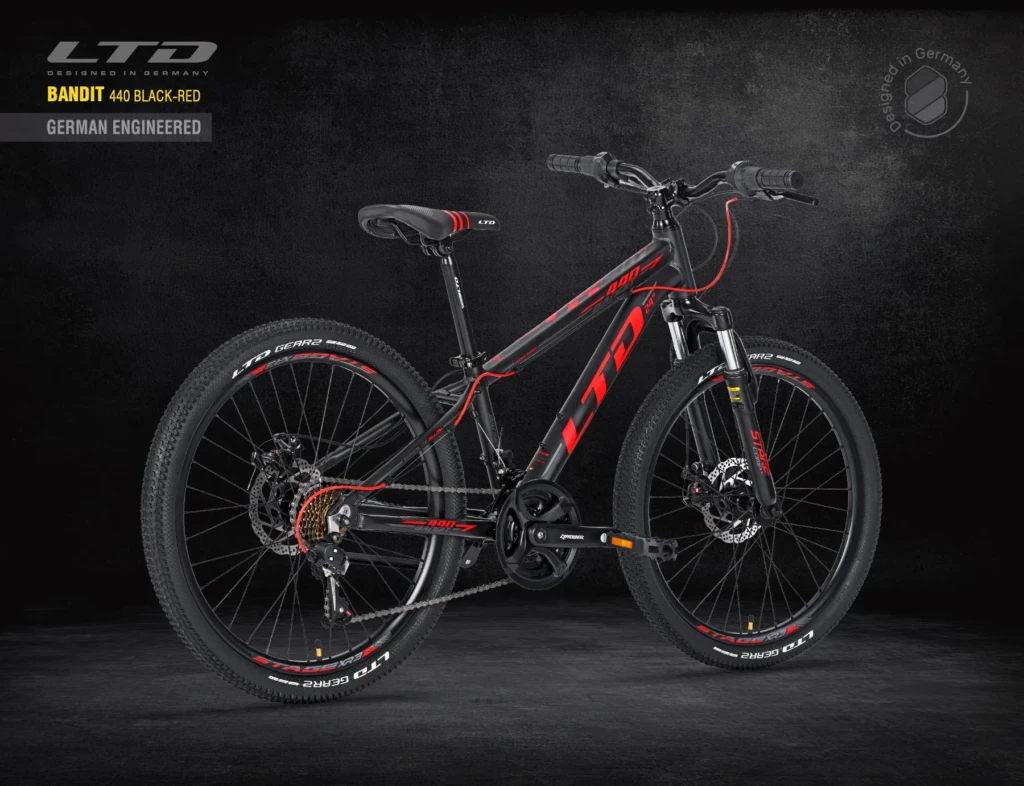 Велосипед LTD BANDIT 440 BLACK-RED 24″