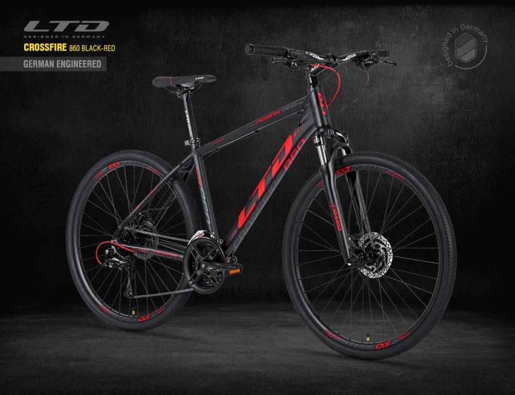 Велосипед LTD CROSSFIRE 860 BLACK-RED 28″