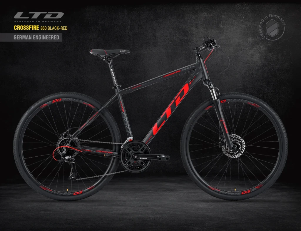 Велосипед LTD CROSSFIRE 860 BLACK-RED 28″