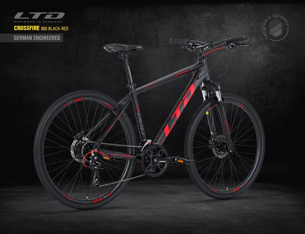 Велосипед LTD CROSSFIRE 860 BLACK-RED 28″