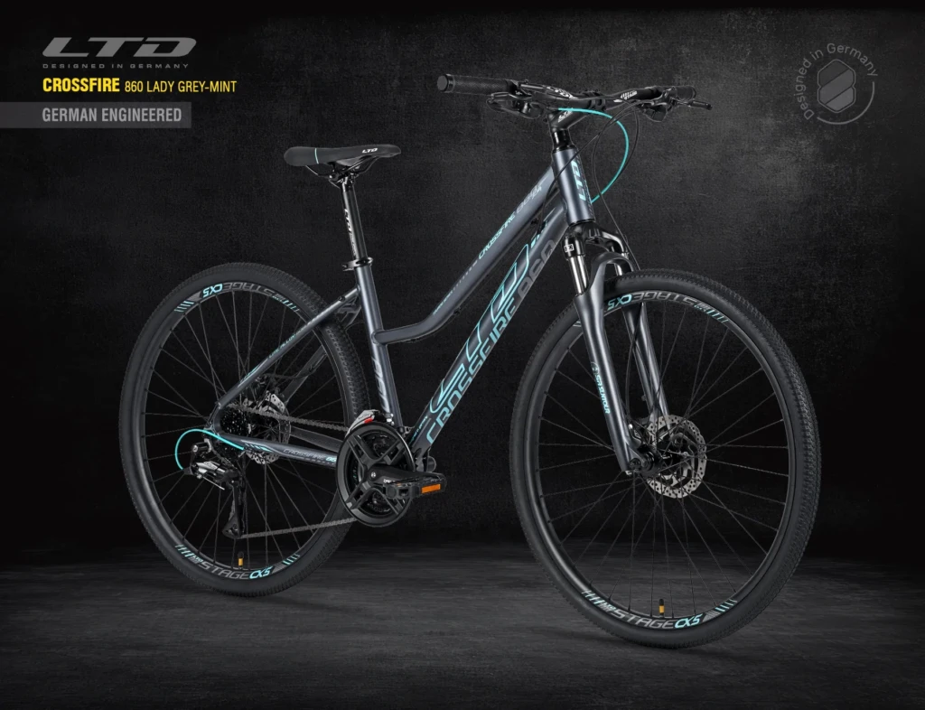 Велосипед LTD CROSSFIRE 860 Lady GREY-MINT 28″