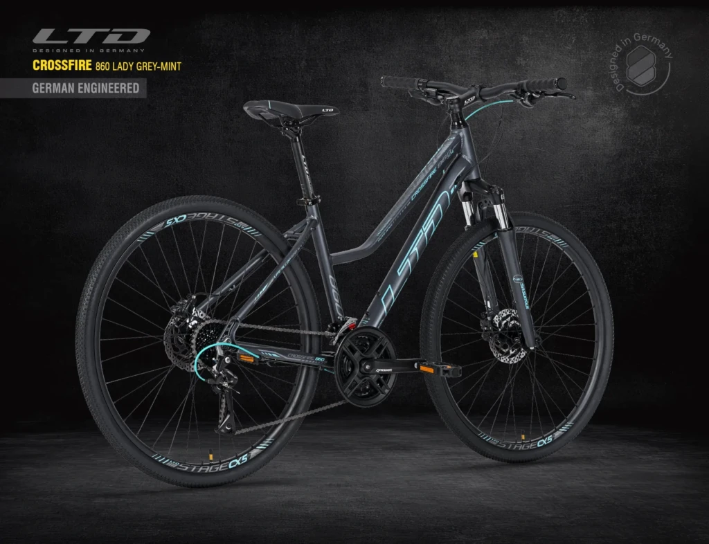 Велосипед LTD CROSSFIRE 860 Lady GREY-MINT 28″