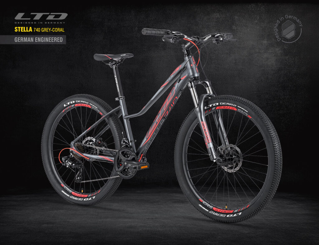 Велосипед LTD STELLA 740 GREY-CORAL 27,5″
