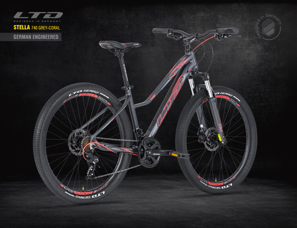 Велосипед LTD STELLA 740 GREY-CORAL 27,5″