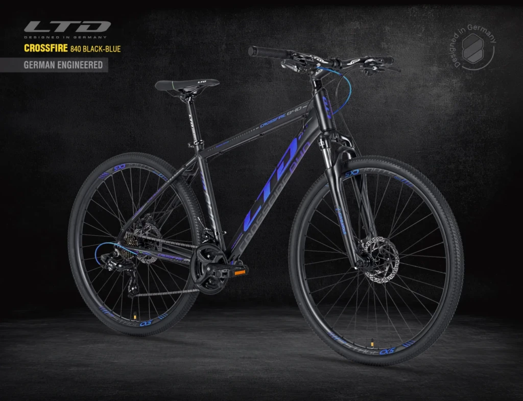 Велосипед LTD CROSSFIRE 840 BLACK-BLUE 28″