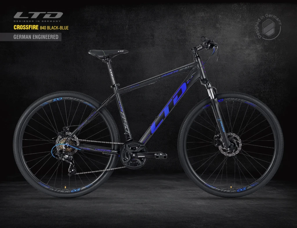 Велосипед LTD CROSSFIRE 840 BLACK-BLUE 28″
