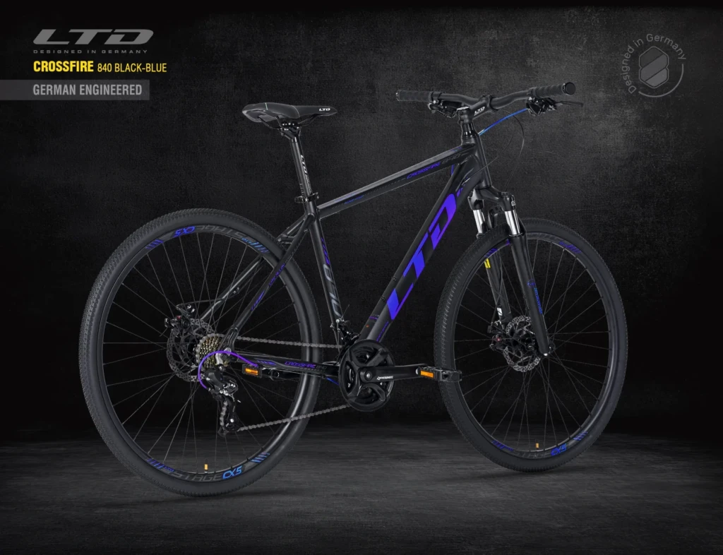 Велосипед LTD CROSSFIRE 840 BLACK-BLUE 28″