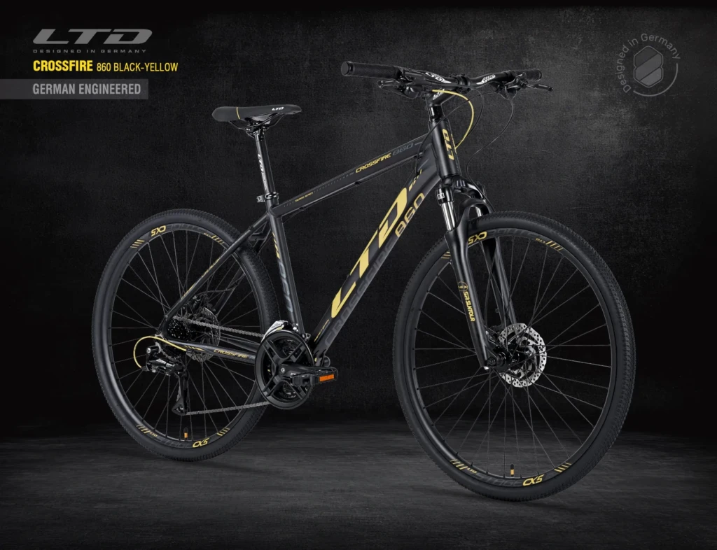 Велосипед LTD CROSSFIRE 860 BLACK-YELLOW 28″