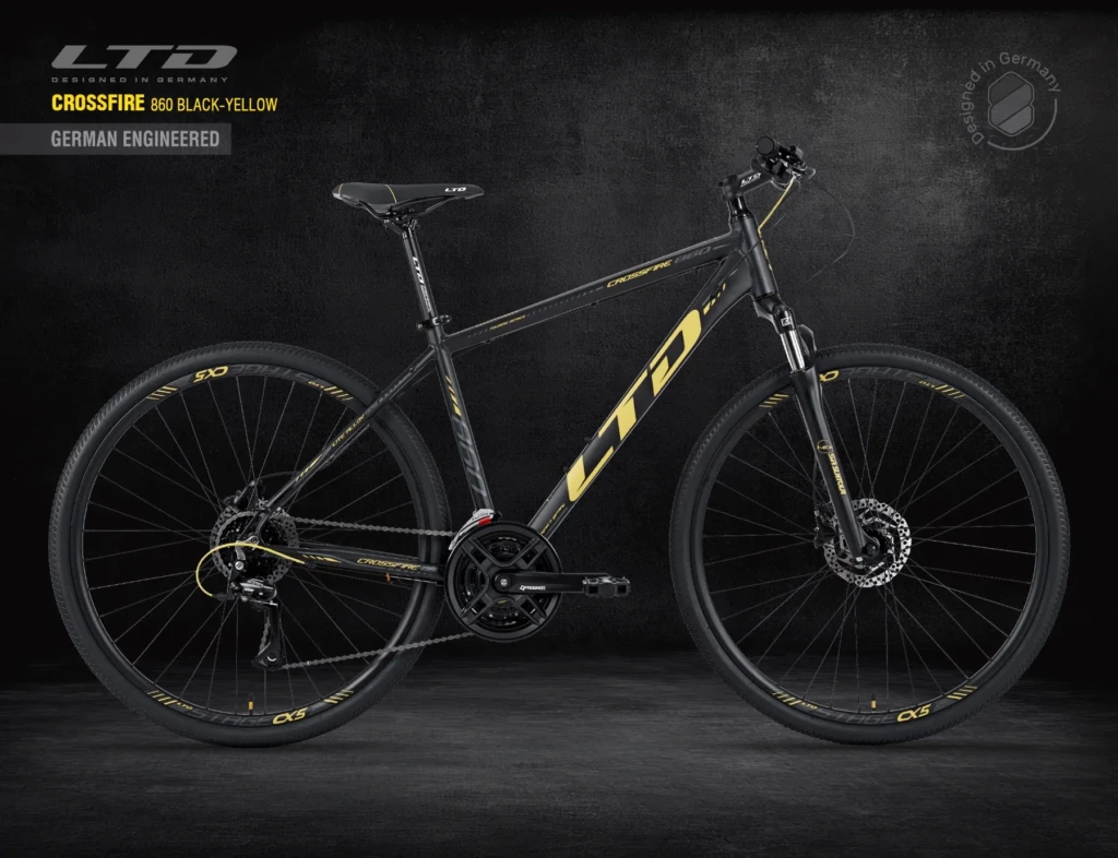 Велосипед LTD CROSSFIRE 860 BLACK-YELLOW 28″