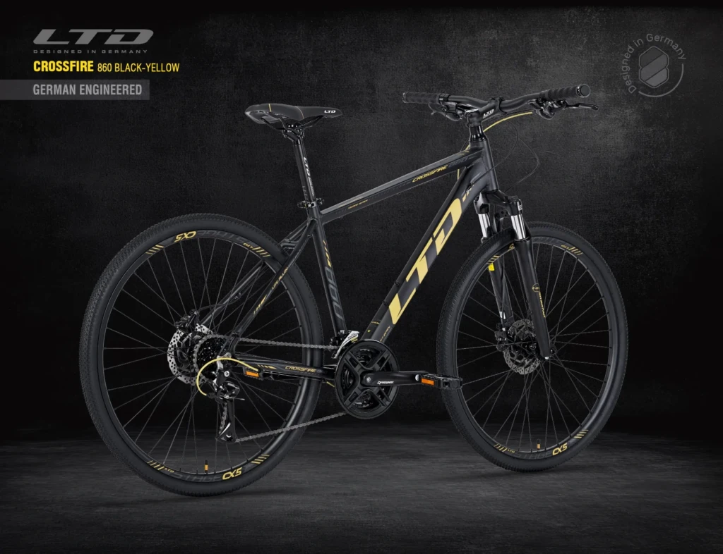Велосипед LTD CROSSFIRE 860 BLACK-YELLOW 28″