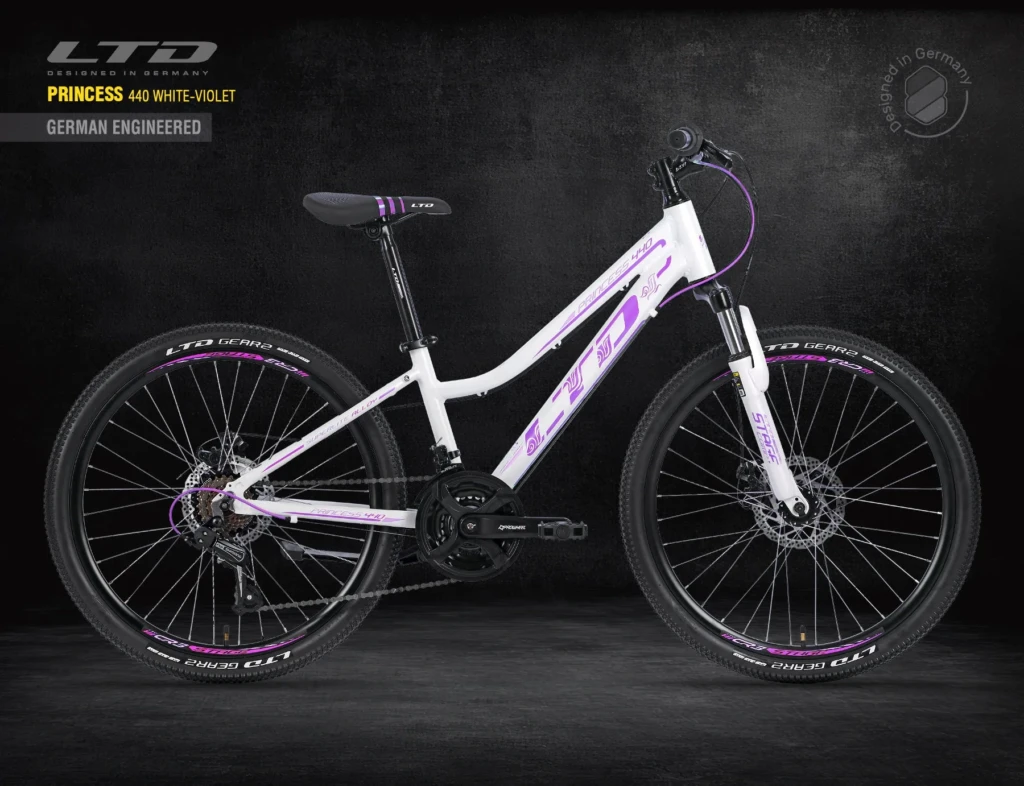 Велосипед LTD PRINCESS 440 WHITE-VIOLET 24″