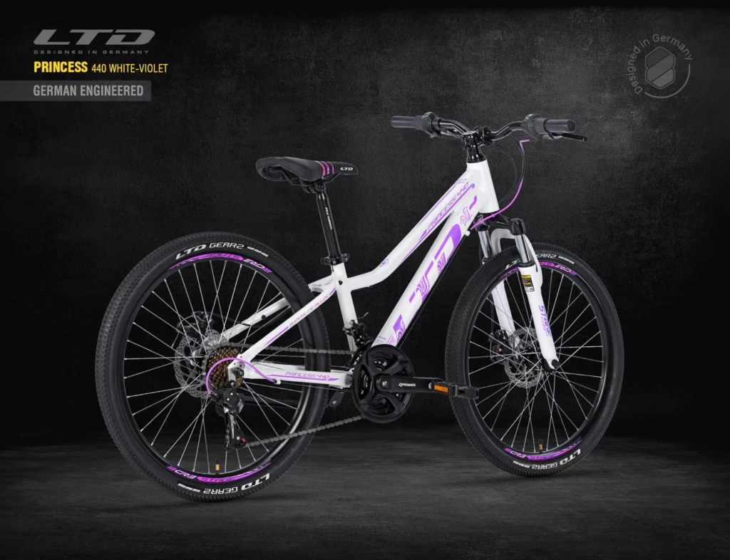 Велосипед LTD PRINCESS 440 WHITE-VIOLET 24″